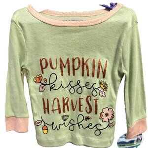 Girl's pumpkin shirt 18 months brand new